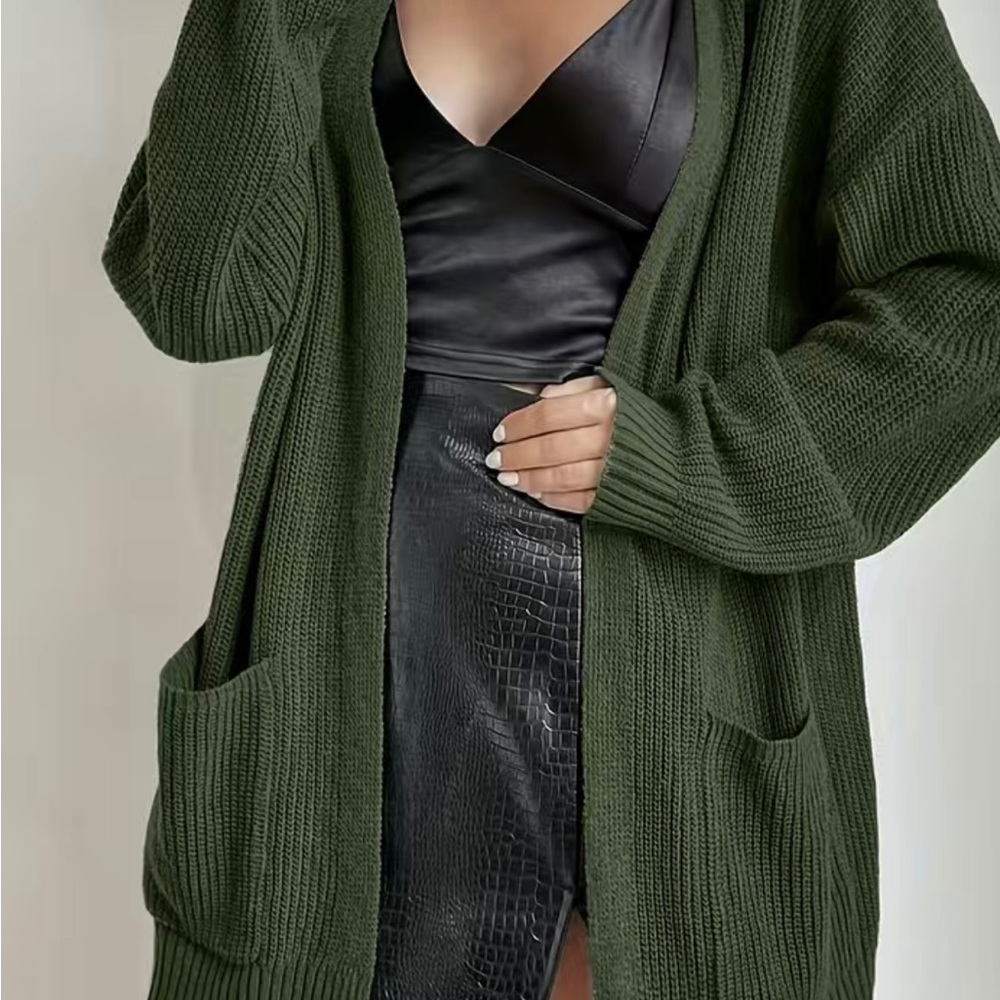 Oversized Boyfriend Army Green - Picture 2 of 3